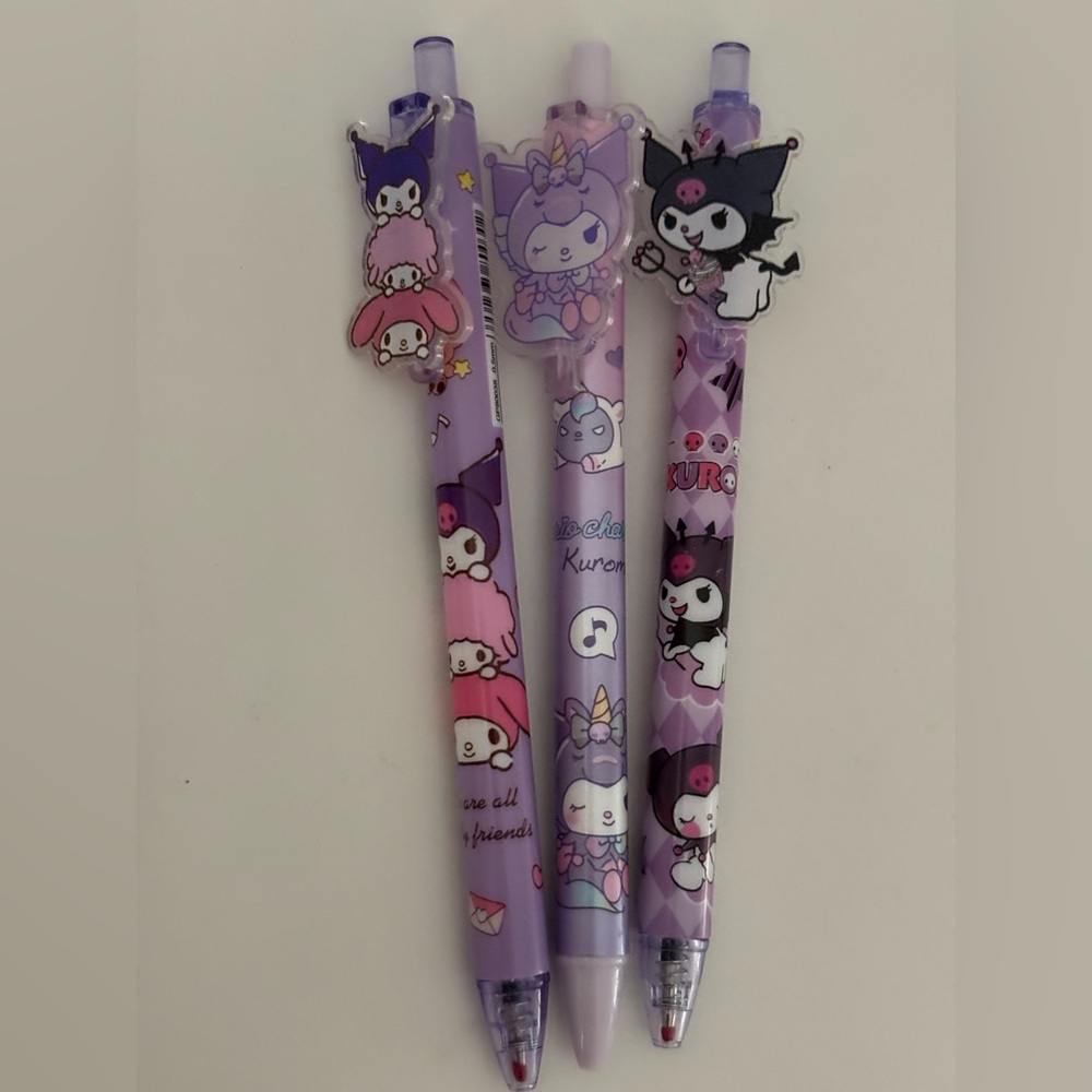 Kuromi Pen Set of 3